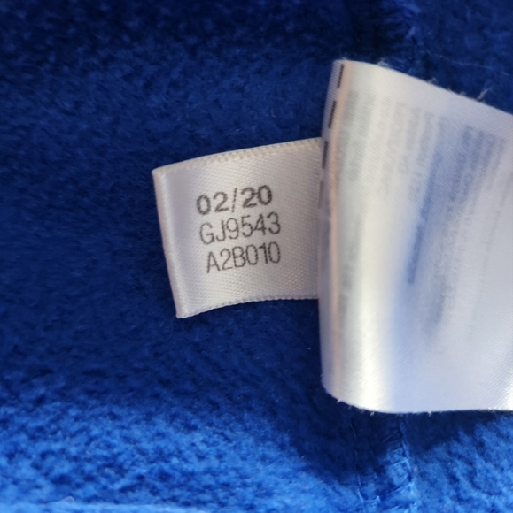 Adidas Men's Essential 3 Stripe Pullover Hoodie, Color: Blue, Size: M - Picture 9 of 9